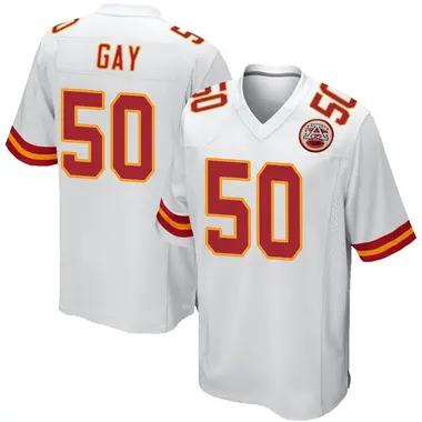 Willie Gay 50 Kansas City Chiefs Super Bowl LVII Champions Youth Game  Jersey - White - Bluefink