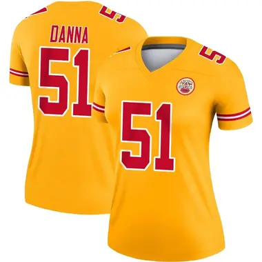 Men's Mike Danna Kansas City Chiefs Inverted Jersey - Legend Gold Big &  Tall - Kansas City Store